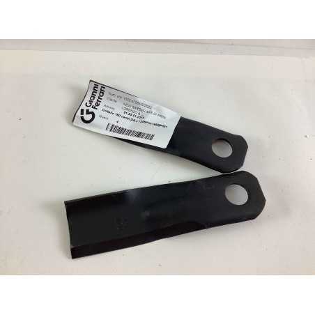 Paar rechte einziehbare Messer GIANNI FERRARI Rasentraktor 01.33.01.0210 | NewgardenParts.com