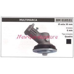 Coppia conica decespugliatore 018531 Ø asta 30 Ø innesto 6 innesto quadro | NewgardenParts.com