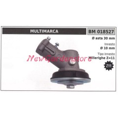 Coppia conica decespugliatore 018527 Ø asta 30 Ø innesto 10 millerighe Z 11 | NewgardenParts.com