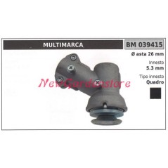 Coppia conica decespugliatore 039415 Ø asta 26 Ø 5.3 innesto quadro | NewgardenParts.com