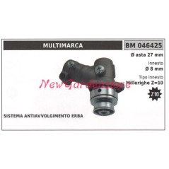 Coppia conica decespugliatore 046425 Ø asta 27 Ø innesto 8 millerighe Z 10 | NewgardenParts.com