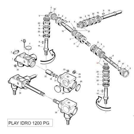 Helical bevel gear pair PLAYGREEN ORIGINAL GIANNI FERRARI BFB 00777306200 | NewgardenParts.com