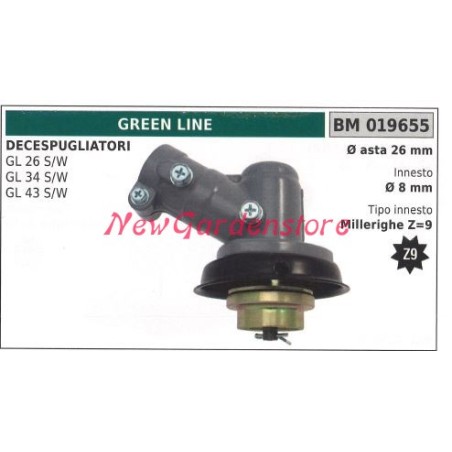 Coppia conica GREENLINE decespugliatore GL 26S/W 34S/W 43S/W 019655 | NewgardenParts.com