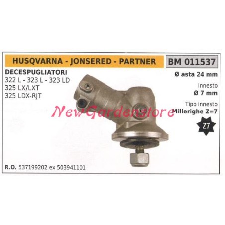 Coppia conica HUSQVARNA decespugliatore 322L 323L 323LD 011537 | NewgardenParts.com