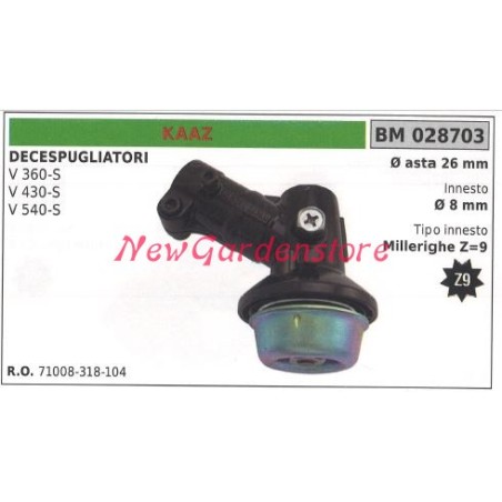 Coppia conica KAAZ decespugliatore VS 360-S 430-S 028703 | NewgardenParts.com