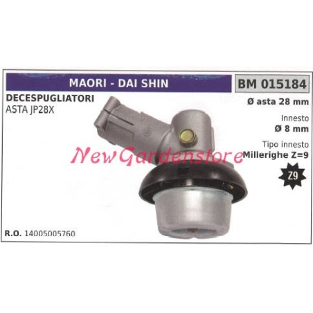 Coppia conica MAORI decespugliatore ASTA JP28X 015184 | NewgardenParts.com