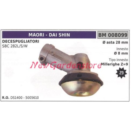 Coppia conica MAORI decespugliatore SBC 282L/S/W 008099 | NewgardenParts.com