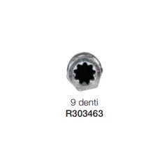 Bevel gear UNIVERSAL brushcutter outer tube Ø 28mm R303460 | NewgardenParts.com