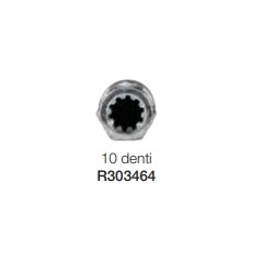 Bevel gear UNIVERSAL brushcutter outer tube Ø 28mm R303460 | NewgardenParts.com