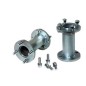 Pair of twin wheel spacers L 130 mm for NIBBI FC 20 - FC 145 mower