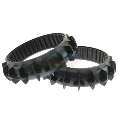 Pair of spare tyres for Ambrogio Robot L300 Basic Elite wheels | NewgardenParts.com