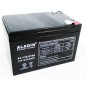 ALADIN 12V 12Ah left positive pole hermetic gel battery for lawn tractor