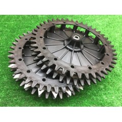 Paire de roues à griffes ORIGINAL AMBROGIO pour robots L300 L200R ELITE | NewgardenParts.com