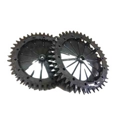 Par de ruedas de garras ORIGINAL AMBROGIO para robots L300 L200R ELITE | NewgardenParts.com