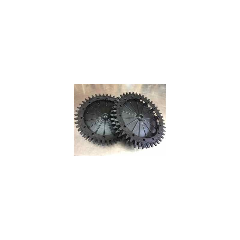 Par de ruedas dentadas traseras ORIGINAL AMBROGIO para robot L200R BASIC DELUXE