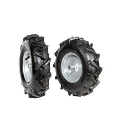 Par de ruedas con neumáticos 3.50-6" DF para segadora NIBBI FC 110 | NewgardenParts.com