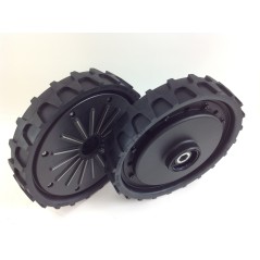 Pair of AMBROGIO rubberflex wheels for L250 lawnmower robot mowers | NewgardenParts.com