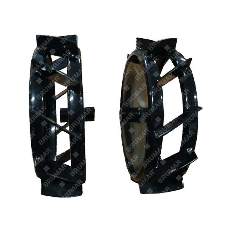 Couple de roues motrices en fer ATTILA ATRF 37100&nbsp;370 x 100 mm 062330