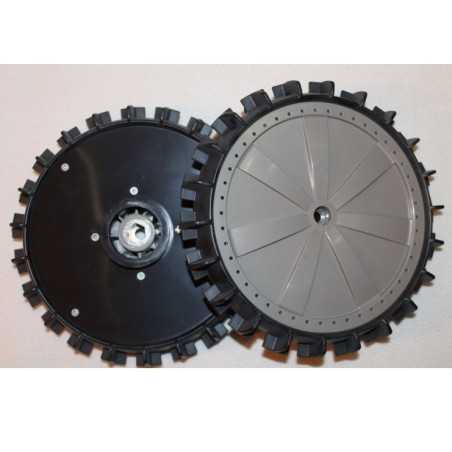 Paire de roues arrière avec pneus pour robot Ambrogio L210 L200R DELUXE-ELITE | NewgardenParts.com