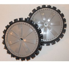 Pair of rear wheels with tyre for Ambrogio L210 L200R DELUXE-ELITE robot