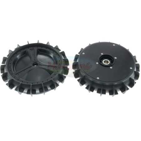 Paire de roues arrière pleines ORIGINAL AMBROGIO pour robot L300 BASIC ELITE | NewgardenParts.com