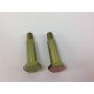 Par de tornillos de eje de rueda plana para tractor de césped MTD 96 cm B130 738-0373 420007