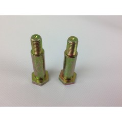Par de tornillos de eje de rueda plana para tractor de césped MTD 96 cm B130 738-0373 420007 | NewgardenParts.com