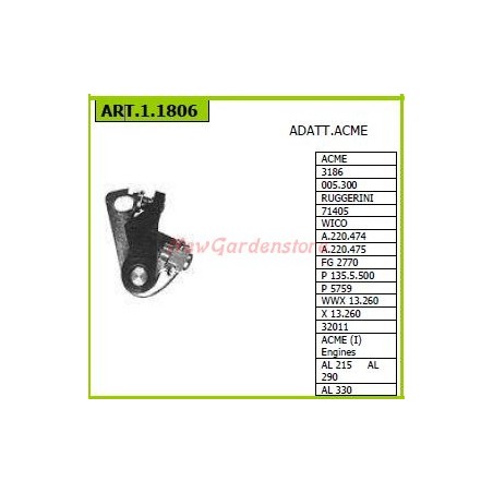 Coppie contatti ACME per motocoltivatore 3186 005.300 1.1806 | NewgardenParts.com