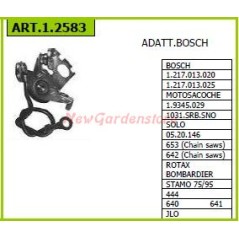 Coppie contatti BOSCH per motocoltivatore 1.217.013.020 1.2583 | NewgardenParts.com