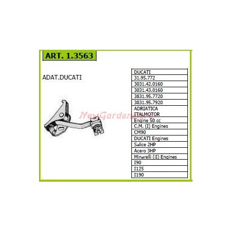 Coppie contatti DUCATI per motocoltivatore 31.95.772 1.3563 | NewgardenParts.com