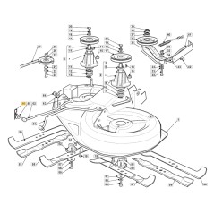 Coppiglia a molla ORIGINALE STIGA trattorino tagliaerba 1228H 1430M 124487998/0 | NewgardenParts.com