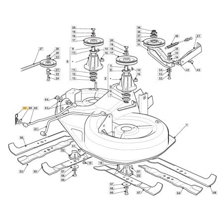 Coppiglia a molla ORIGINALE STIGA trattorino tagliaerba 1228H 1430M 124487998/0 | NewgardenParts.com