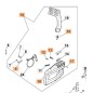 Couvercle de chaîne de tronçonneuse modèles 938 941 942 946 951 094600382R OLEOMAC