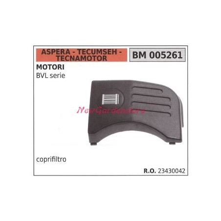 Coprifiltro aria ASPERA motore rasaerba tosaerba tagliaerba centura 55 005261 | NewgardenParts.com