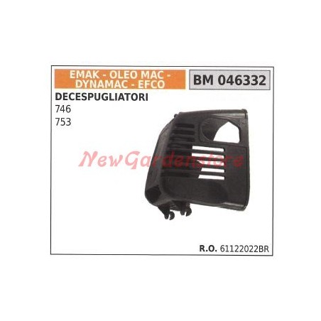 Coprifiltro aria EMAK decespugliatore 746 753 046332 | NewgardenParts.com