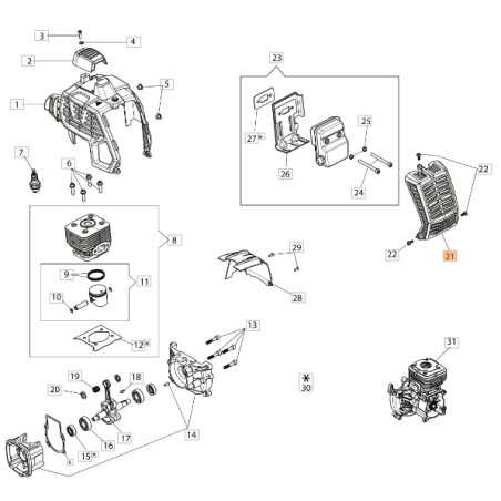 ORIGINAL OLEOMAC Freischneider Abdeckung BCH 250 S - BCH 250 T 61460367R | NewgardenParts.com
