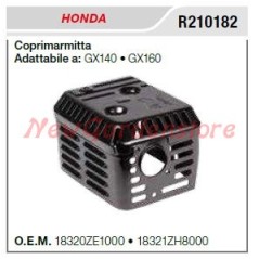 Coprimarmitta silenziatore HONDA motocoltivatore GX 140 160 R210182 | NewgardenParts.com