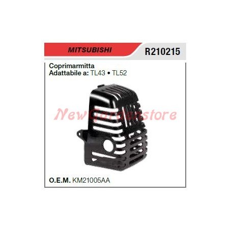 Coprimarmitta silenziatore MITSUBISHI tagliasiepe TL43 52 R210215 | NewgardenParts.com