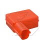 Coprimorsetto batteria polo positivo in pvc colore rosso