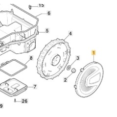 Coprimozzo Di 200 mm ORIGINALE STIGA robot tagliaerba rasaerba a1500 322110844/0 | NewgardenParts.com