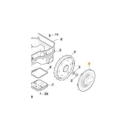 ORIGINAL STIGA lawnmower robot mower 200 mm cover a1500 322110844/0 | NewgardenParts.com