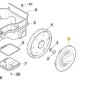 Coprimozzo Di 200 mm ORIGINALE STIGA robot tagliaerba rasaerba a1500 322110844/0