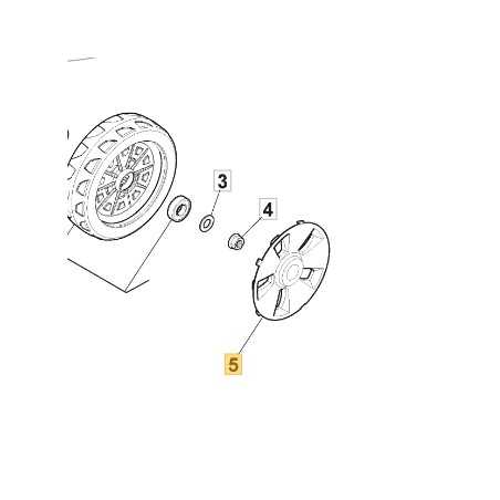 Hub cap grey ORIGINAL STIGA cordless lawnmower mower 322110643/0 | NewgardenParts.com