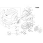 ORIGINAL STIGA a3000 rtk Roboter-Rasenmäher Radabdeckung 240 mm 322110852/0