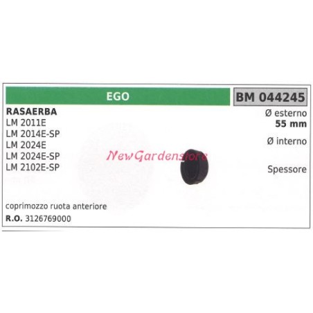 Coprimozzo ruota rasaerba tagliaerba tosaerba EGO LM 2011E 2014E-SP 044245 | NewgardenParts.com