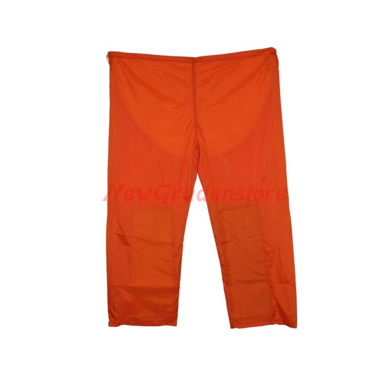 Copripantalone protettivo da giardinaggio colore arancione taglia XL