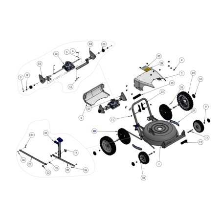 Schwarze Radabdeckung für Rasenmähermodelle BM46A PM53A ORIGINAL GRIN PRT-1131 | NewgardenParts.com
