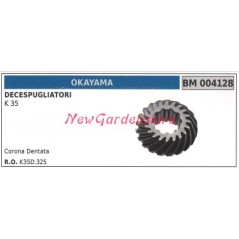 Roue dentée OKAYAMA débroussailleuse K 35 004128 | NewgardenParts.com