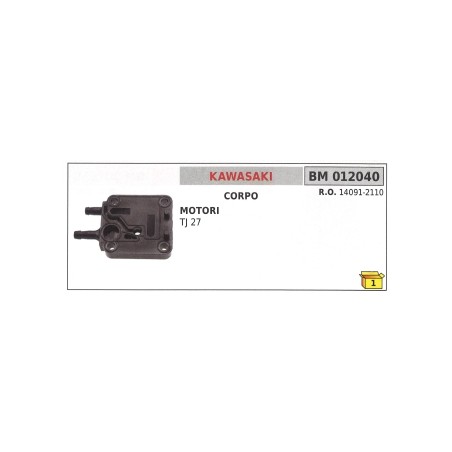 Corpo carburatore KAWASAKI TJ 27 decespugliatore 14091-2110 | NewgardenParts.com