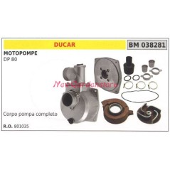 Cuerpo motobomba DUCAR DP 80 038281